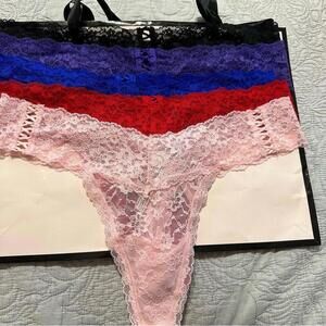 Victoria Secret Lacie thong pack